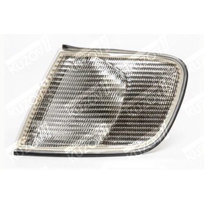 Указатель поворота (левый) Белый, TYC для AUDI 100 (C4) 1990-1994 - фото