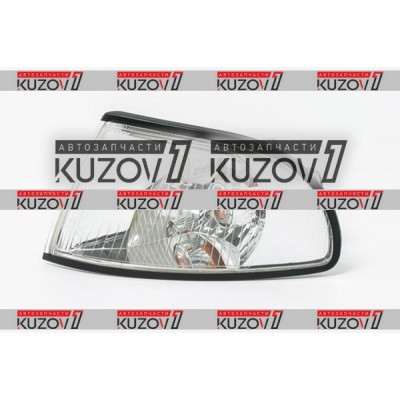 Указатель поворота (левый) Прозрачный, DEPO для AUDI A4 (B5) 1994-1998 - фото