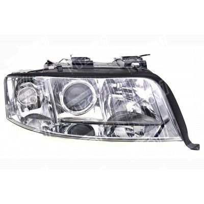 Передняя фара (правая) Xenon, DEPO для AUDI A6 (C5) 2001-2005 - фото
