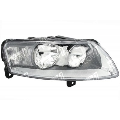 Передняя фара (правая) DEPO для AUDI A6 (C6) 2004-2008 - фото