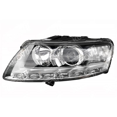 Передняя фара (левая) Xenon, TYC для AUDI A6 (C6) 2008-2011 - фото