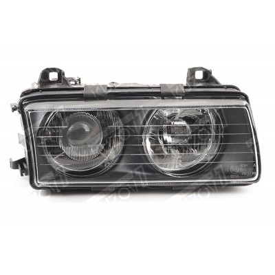 Передняя фара (правая) H7/H7, DEPO для BMW 3 (E36) 1990-1996 - фото