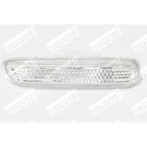 ПОВТОРИТЕЛЬ ПОВОРОТА (ЛЕВЫЙ) БЕЛЫЙ, РИФЛЕНЫЙ, DEPO - фото