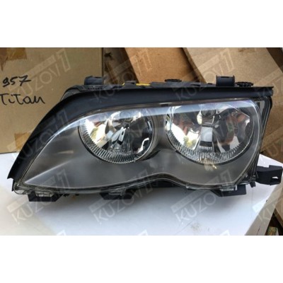 Передняя фара (левая) Хром, TYC для BMW 3 (E46) 2001-2005 - фото