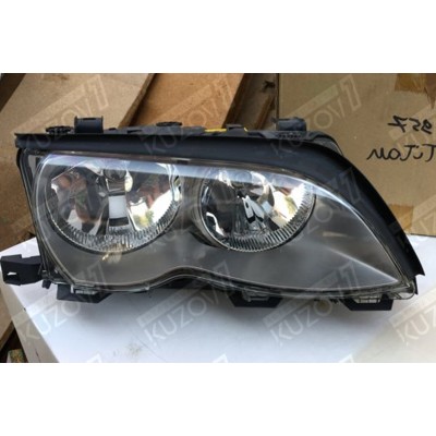 Передняя фара (правая) Хром, TYC для BMW 3 (E46) 2001-2005 - фото