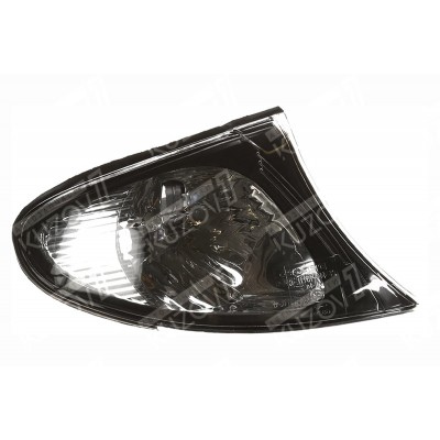 Указатель поворота (правый) Белый, Черный, DEPO для BMW 3 (E46) 2001-2005 - фото