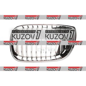 РЕШЕТКА РАДИАТОРА (ЛЕВАЯ) ПОЛНОСТЬЮ ХРОМИРОВАННАЯ - фото