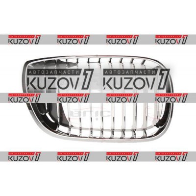 Решетка радиатора (правая) Полностью Хромированная для BMW 3 (E46) 2001-2005 - фото