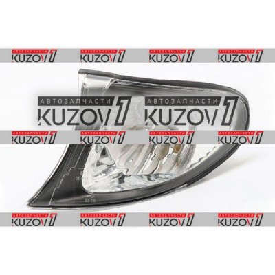 Указатель поворота (левый) Белый, Черный, TYC для BMW 3 (E46) 2001-2005 - фото