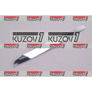 НАКЛАДКА НАД РЕШЕТКОЙ РАДИАТОРА (ЛЕВАЯ) ХРОМИРОВАННАЯ - фото НАКЛАДКА НАД РЕШЕТКОЙ РАДИАТОРА (ЛЕВАЯ) ХРОМИРОВАННАЯ - фото