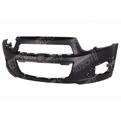 Бампер передний (черный) TYG для CHEVROLET AVEO 2012-2016 - фото