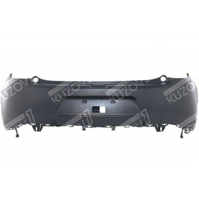 Бампер задний (серый) Без Отв. Под Молдинг TYG для CITROEN C3 2010-2016 - фото