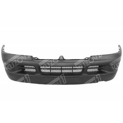 Бампер передний (серый) Без Отв Под Противотуманки, EUROBUMP для CITROEN JUMPER 2002-2006 - фото