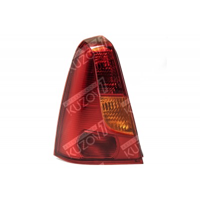 Задний фонарь (левый) Красно-Желтый, TYC для RENAULT LOGAN 2004-2009 - фото