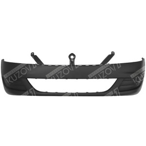 БАМПЕР ПЕРЕДНИЙ (ГРУНТОВАННЫЙ) БЕЗ ОТВ. ПОД ПТФ, ТУРЦИЯ - фото