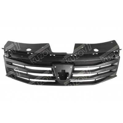 Решетка радиатора (центральная) Черная TYG для DACIA SANDERO 2007-2013 - фото