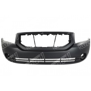 БАМПЕР ПЕРЕДНИЙ (ГРУНТОВАННЫЙ) С ОТВ. ДЛЯ ПРОТИВОТУМАННЫХ ФАР - фото