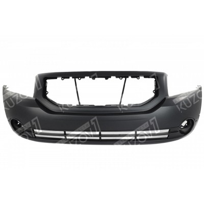 Бампер передний (грунтованный) С Отв Для Противотуманных Фар TYG для DODGE CALIBER 2006-2013 - фото