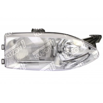 Передняя фара (правая) Прозрачный, DEPO для FIAT PALIO 1996-2001 - фото