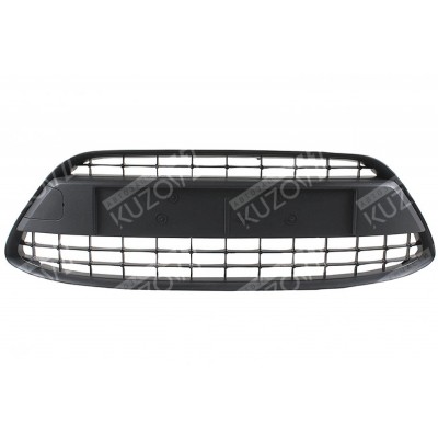 Решетка в бампер (центральная) TYG для FORD FIESTA 2008-2012 - фото