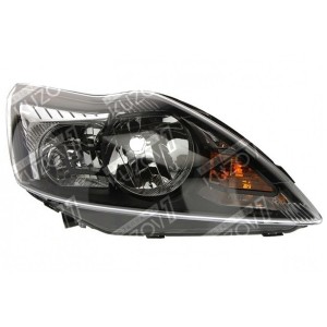 ПЕРЕДНЯЯ ФАРА (ПРАВАЯ) ТЕМНАЯ С ХРОМ УГОЛКОМ, TYC - фото