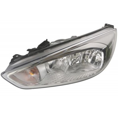 Передняя фара (левая) Светлая, DEPO для FORD FOCUS 2014-2018 - фото
