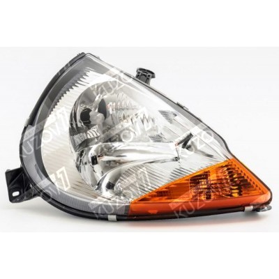 Передняя фара (правая) Желтый Поворот, DEPO для FORD KA 1996-2008 - фото