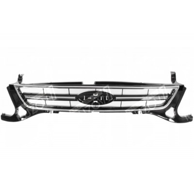 Решетка радиатора Матовая+Хром TYG для FORD MONDEO 2010-2014 - фото