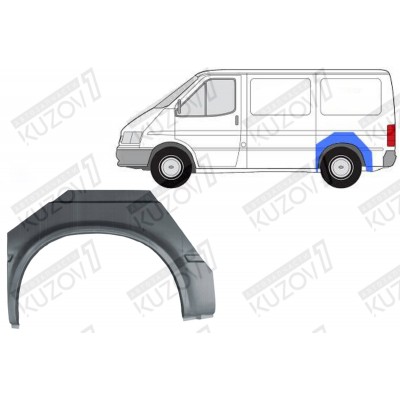 Арка задняя (левая) POTRYKUS для FORD TRANSIT 1994-2000 - фото