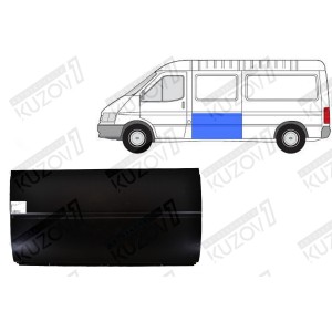 ПАНЕЛЬ БОКОВАЯ (ЛЕВАЯ) ЗА ВОДИТЕЛЬСКОЙ ДВЕРЬЮ, 66 СМ, ОРИГИНАЛ, 0.8 ММ, ПОЛЬША