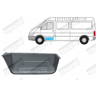 Ступень Передней Двери (левой) POTRYKUS для FORD TRANSIT 1991-1994 - фото