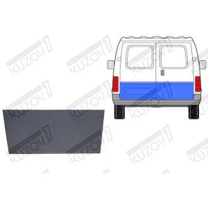 ДВЕРЬ ЗАДНЯЯ ПРАВАЯ (РАСПАШНАЯ) НИЖНЯЯ НАРУЖНАЯ ЧАСТЬ, ОРИГИНАЛ, 0.8 ММ, ПОЛЬША - фото