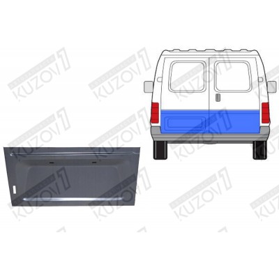 Дверь Задняя Левая (распашная) Potrykus для FORD TRANSIT 1991-1994 - фото