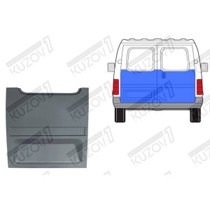 ДВЕРЬ ЗАДНЯЯ ЛЕВАЯ (РАСПАШНАЯ) НИЖНЯЯ НАРУЖНАЯ ЧАСТЬ, ДО СТЕКЛА, ОРИГИНАЛ, 0.8 ММ, ПОЛЬША - фото