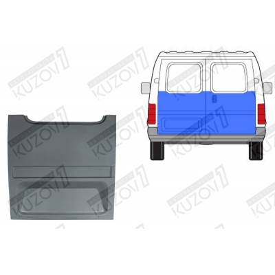 Дверь Задняя Левая (распашная) POTRYKUS для FORD TRANSIT 1991-1994 - фото