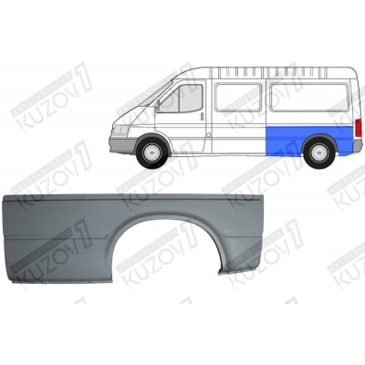 Крыло Заднее (левое) POTRYKUS для FORD TRANSIT 1986-1991 - фото