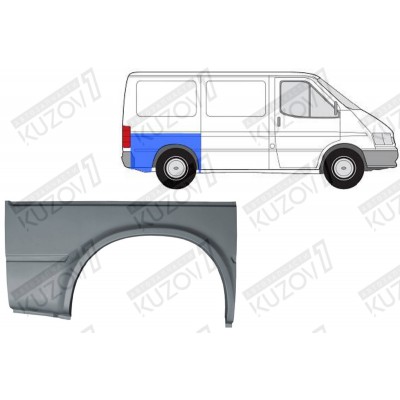 Крыло Заднее (правое) Potrykus для FORD TRANSIT 1991-1994 - фото