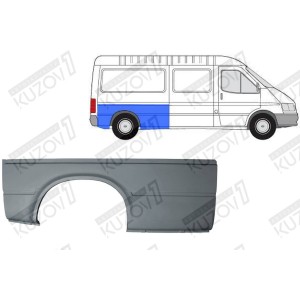 КРЫЛО ЗАДНЕЕ  (ПРАВОЕ), ОРИГИНАЛ, 0,8 ММ, ПОЛЬША