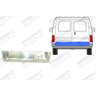 Дверь Задняя Левая (распашная) POTRYKUS для FORD TRANSIT 1994-2000 - фото