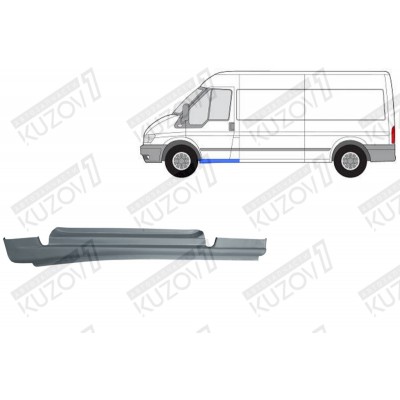 Порог (левый) POTRYKUS для FORD TRANSIT 2006-2013 - фото
