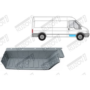 СТУПЕНЬ ПЕРЕДНЕЙ ДВЕРИ (ПРАВОЙ) ОРИГИНАЛ, 0.8 ММ, ПОЛЬША