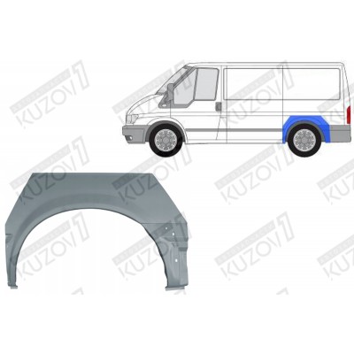 Арка задняя (левая) Klokkerholm для FORD TRANSIT 2006-2013 - фото