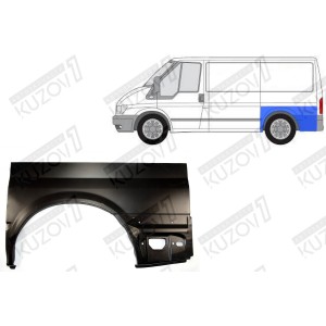 КРЫЛО ЗАДНЕЕ (ЛЕВОЕ) РЕМКОМПЛЕКТ, ОРИГИНАЛ, 0.8 ММ, ПОЛЬША