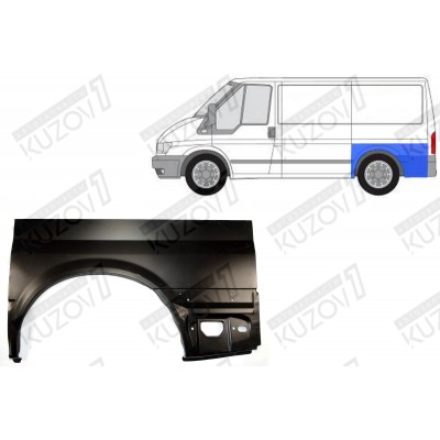 Крыло Заднее (левое) Klokkerholm для FORD TRANSIT 2006-2013 - фото
