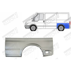 КРЫЛО ЗАДНЕЕ (ЛЕВОЕ) РЕМКОМПЛЕКТ, ОРИГИНАЛ, 1.0 ММ, ДАНИЯ - фото