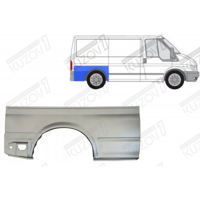Крыло Заднее (правое) Klokkerholm для FORD TRANSIT 2006-2013 - фото
