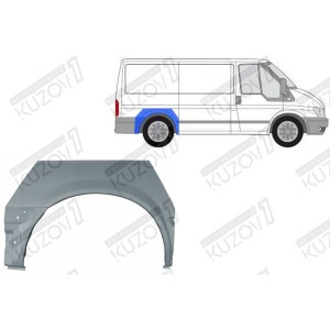 АРКА ЗАДНЯЯ (ПРАВАЯ), ОРИГИНАЛ, 1.0 ММ, ДАНИЯ - фото