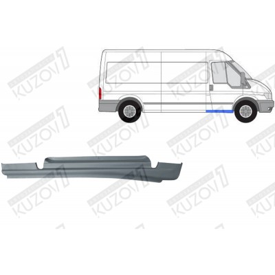 Порог (правый) POTRYKUS для FORD TRANSIT 2006-2013 - фото