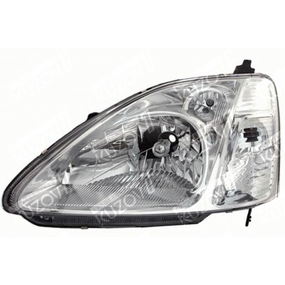 Передняя фара (левая) TYC для HONDA CIVIC 2001-2003 - фото