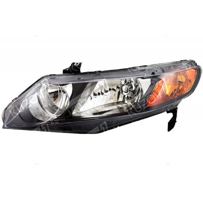 Передняя фара (левая) DEPO для HONDA CIVIC 2005-2008 - фото